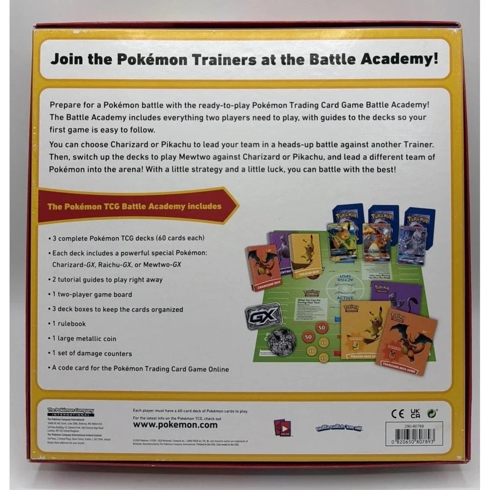 Pokemon Trading Card Game Pokemon Battle Academy Board Game 2020 Brand New Open